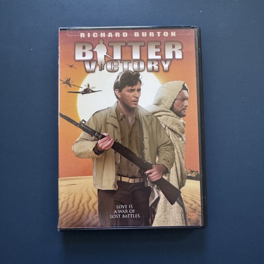 Bitter Victory DVD Nicholas Ray Richard Burton War Drama 1957